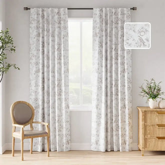 
                    
                      Vintage Bird & Botanical Sketch Curtains - Jinchan Home
                    
                  