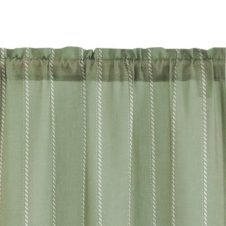 
                    
                      Slanted Line Dot Stripe Rod Pocket Kitchen Curtains - Jinchan Home
                    
                  