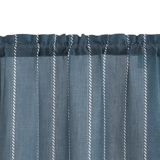 
                    
                      Slanted Line Dot Stripe Rod Pocket Kitchen Curtains - Jinchan Home
                    
                  