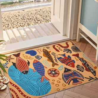 
                    
                      Underwater Folk Art Kids Rug - Jinchan Home
                    
                  