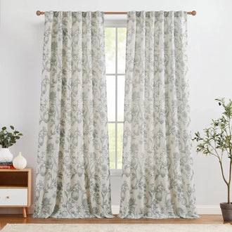 
                    
                      Vintage Pomegranate Botanical Curtains - Jinchan Home
                    
                  