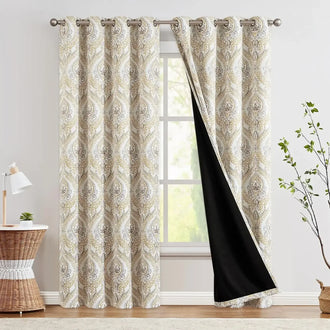 
                    
                      Paisley Pattern Grommet Curtains - Jinchan Home
                    
                  