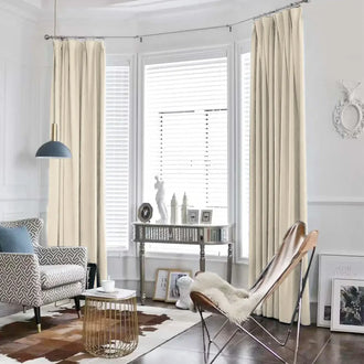 
                    
                      Ivory Velvet Light-filtering Curtains - Jinchan Home
                    
                  