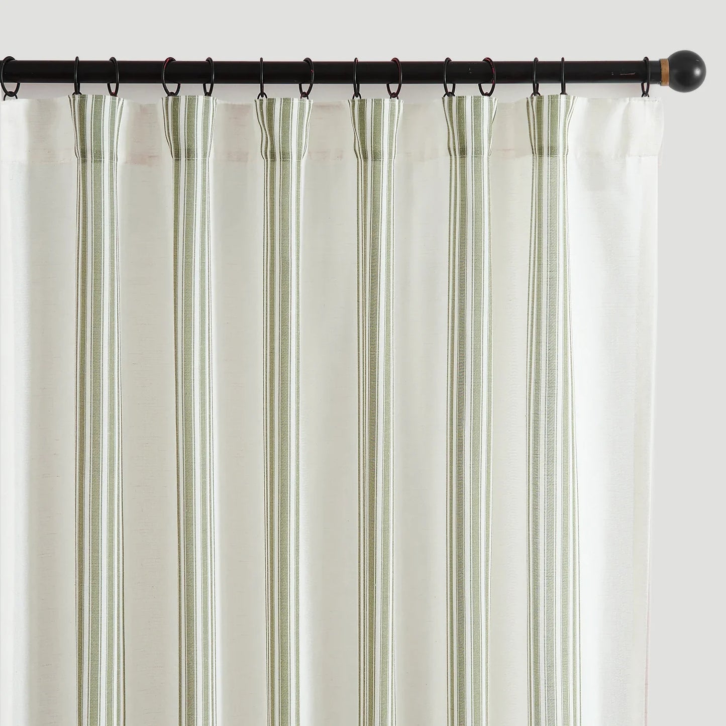Ticking Stripe 3-in-1 Curtains - Jinchan Home