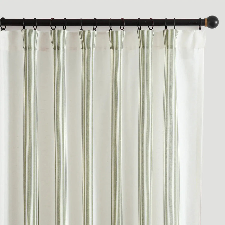 Ticking Stripe 3-in-1 Curtains - Jinchan Home