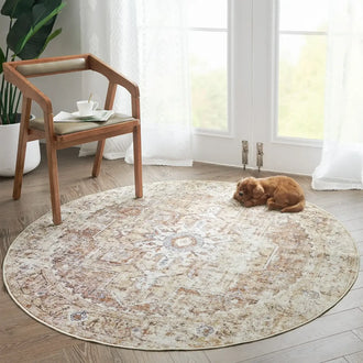 
                    
                      Mist-Toned Persian Bloom Rug - Jinchan Home
                    
                  