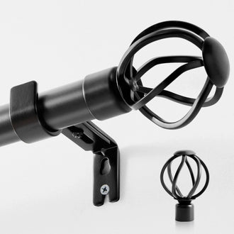 
                    
                      Modern Twist Finial Curtain Rod - Jinchan Home
                    
                  