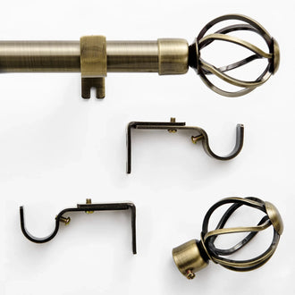 
                    
                      Crown Finial Curtain Rod - Jinchan Home
                    
                  