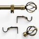 
                    
                      Crown Finial Curtain Rod - Jinchan Home
                    
                  