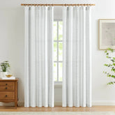 Boho Geometric Jacquard Striped Curtains - Jinchan Home