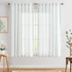 
                    
                      Scalloped Lace Linen-Blend Sheer Curtains - Jinchan Home
                    
                  