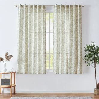 
                    
                      Ethereal Botanical Linen Curtains - Jinchan Home
                    
                  