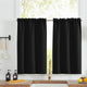 
                    
                      Faux Linen Solid Kitchen Curtains - Jinchan Home
                    
                  