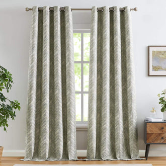 
                    
                      Herringbone Textured Curtains - Jinchan Home
                    
                  