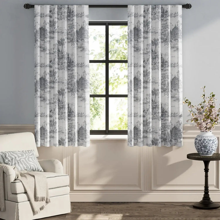Parisian Garden Curtains - Jinchan Home