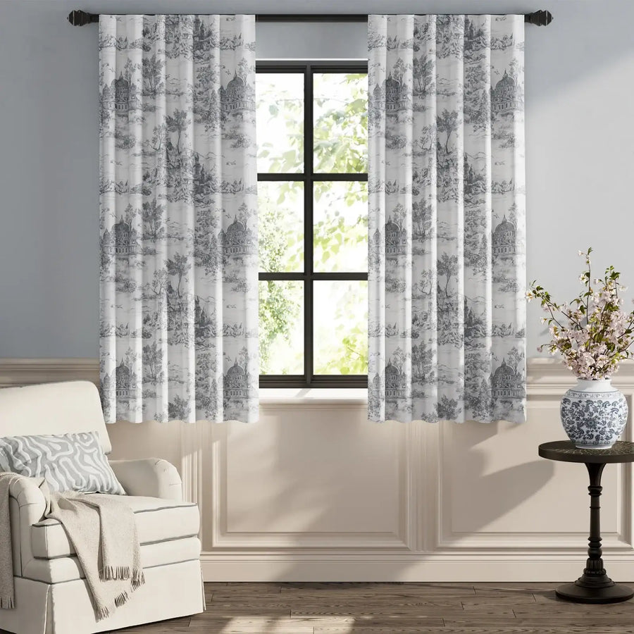 Parisian Garden Curtains - Jinchan Home
