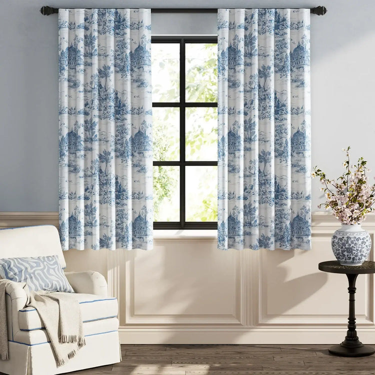 Parisian Garden Curtains - Jinchan Home