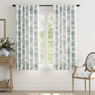 
                    
                      Vintage Line-Art Multi-Floral Vine Curtains - Jinchan Home
                    
                  