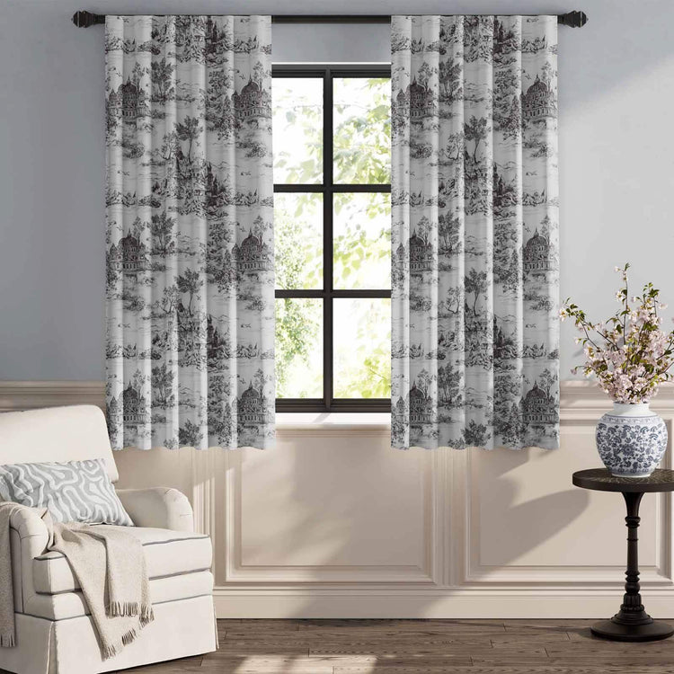 Parisian Garden Curtains - Jinchan Home