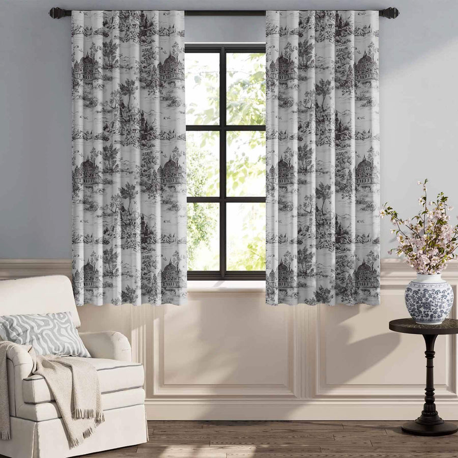 Parisian Garden Curtains - Jinchan Home