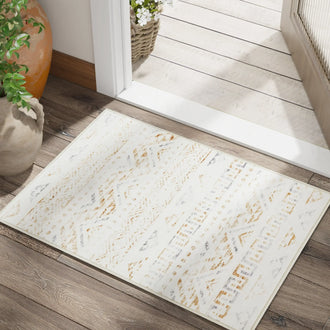 
                    
                      Boho Distressed Tribal Geometric Runner Rug - Jinchan Home
                    
                  