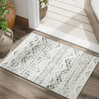
                    
                      Boho Distressed Tribal Geometric Runner Rug - Jinchan Home
                    
                  