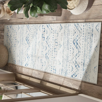 
                    
                      Boho Distressed Tribal Geometric Runner Rug - Jinchan Home
                    
                  