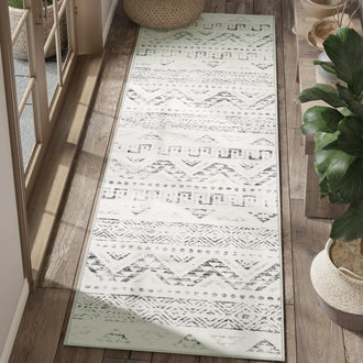 
                    
                      Boho Distressed Tribal Geometric Runner Rug - Jinchan Home
                    
                  