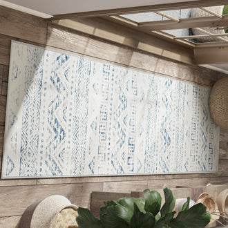 
                    
                      Boho Distressed Tribal Geometric Runner Rug - Jinchan Home
                    
                  