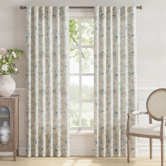
                    
                      Floral Linen Curtains - Jinchan Home
                    
                  