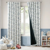 Woodland Animal Print Blackout Curtains - Jinchan Home