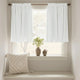 
                    
                      Faux Linen Solid Kitchen Curtains - Jinchan Home
                    
                  
