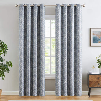 
                    
                      Herringbone Textured Curtains - Jinchan Home
                    
                  