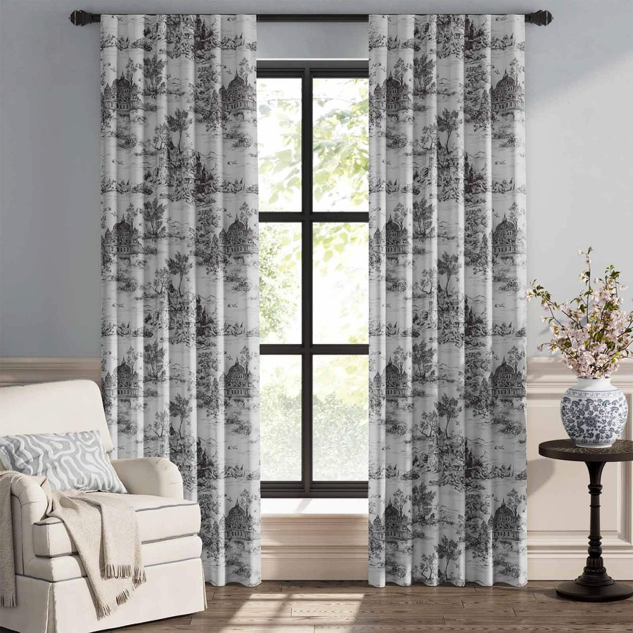Parisian Garden Curtains - Jinchan Home