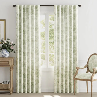 
                    
                      Vintage Line-Art Multi-Floral Vine Curtains - Jinchan Home
                    
                  