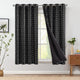 
                    
                      Dark-Toned Boho Geometric Grommet Curtains - Jinchan Home
                    
                  
