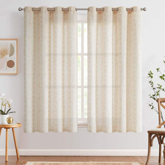 
                    
                      Boho Geometric Stripe Curtains - Jinchan Home
                    
                  