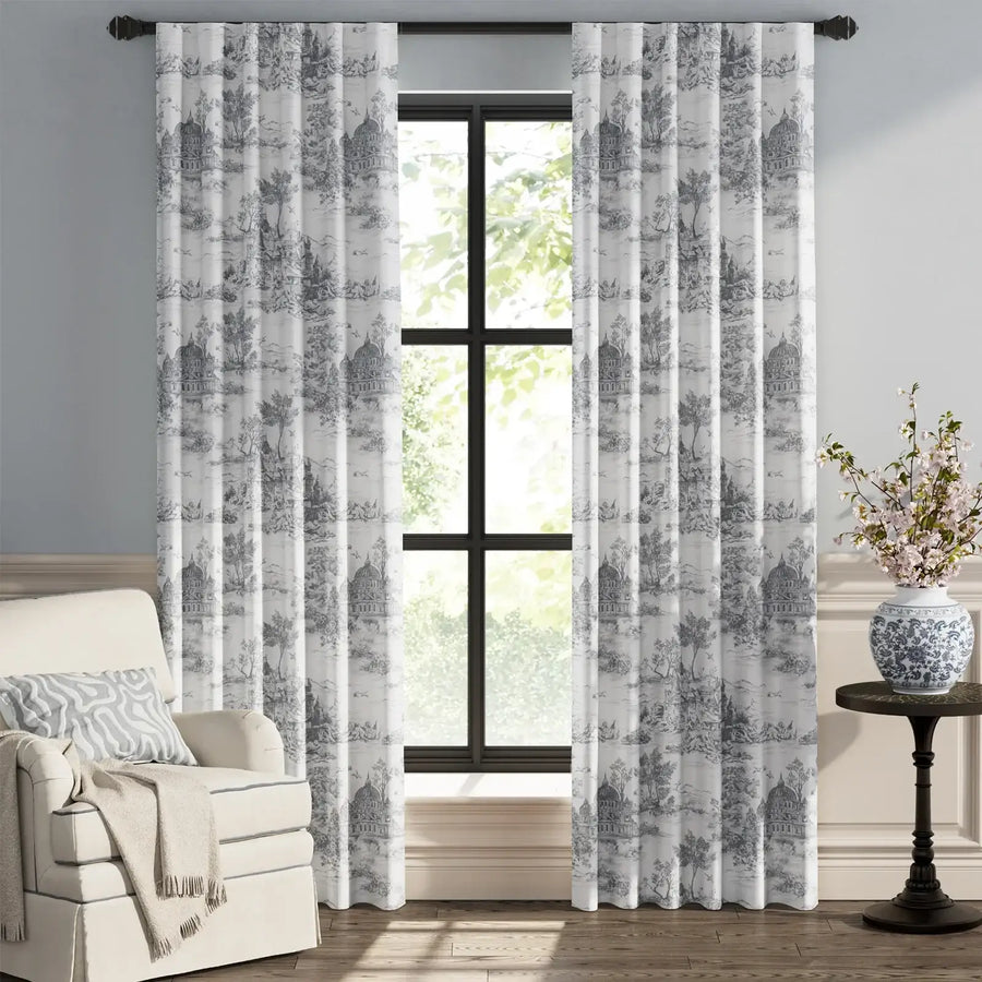 Parisian Garden Curtains - Jinchan Home