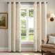 
                    
                      Solid Linen Textured Grommet Curtains - Jinchan Home
                    
                  
