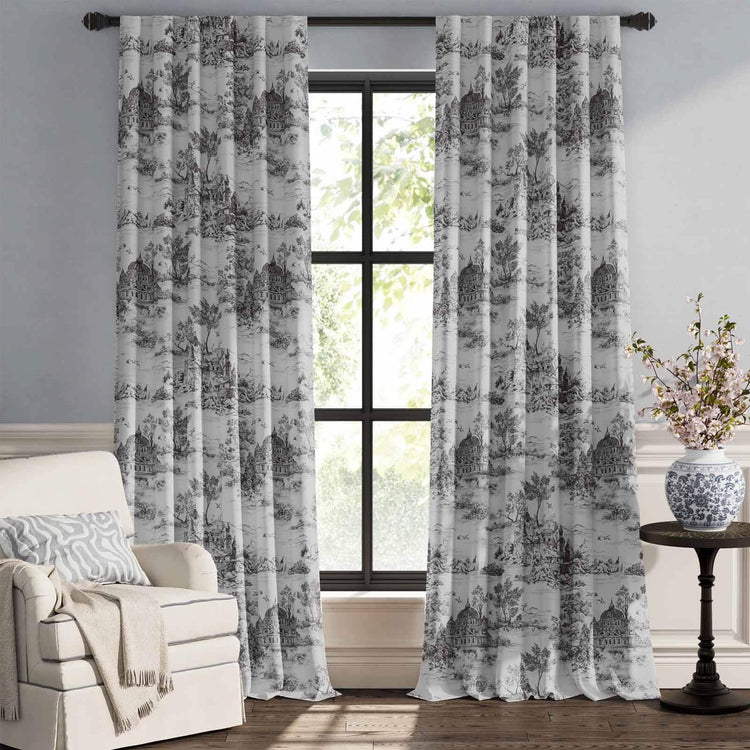 Parisian Garden Curtains - Jinchan Home