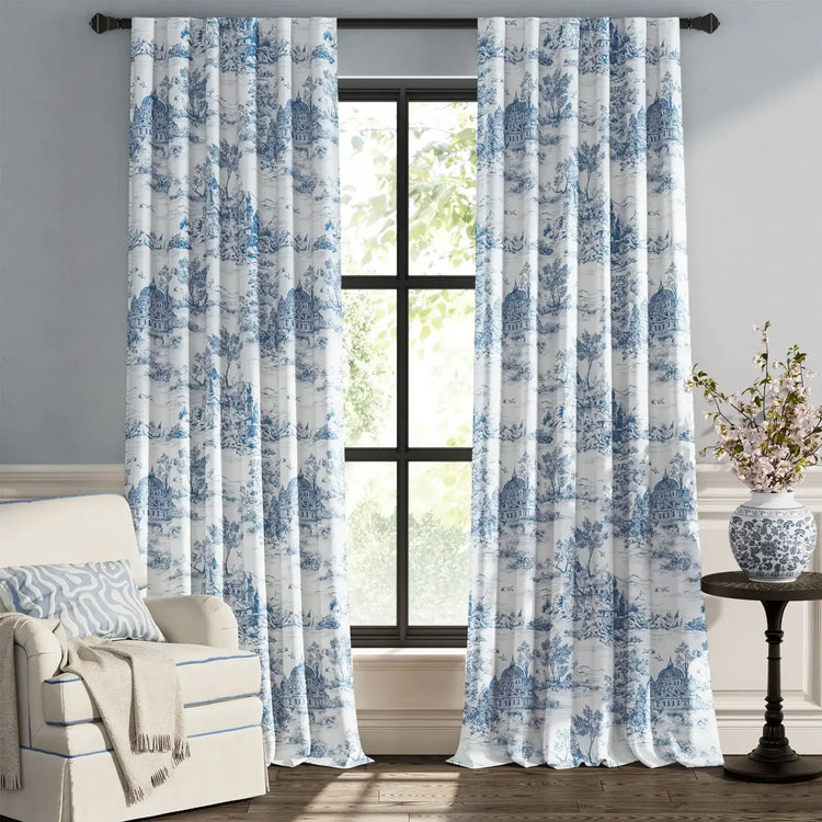 Parisian Garden Curtains - Jinchan Home