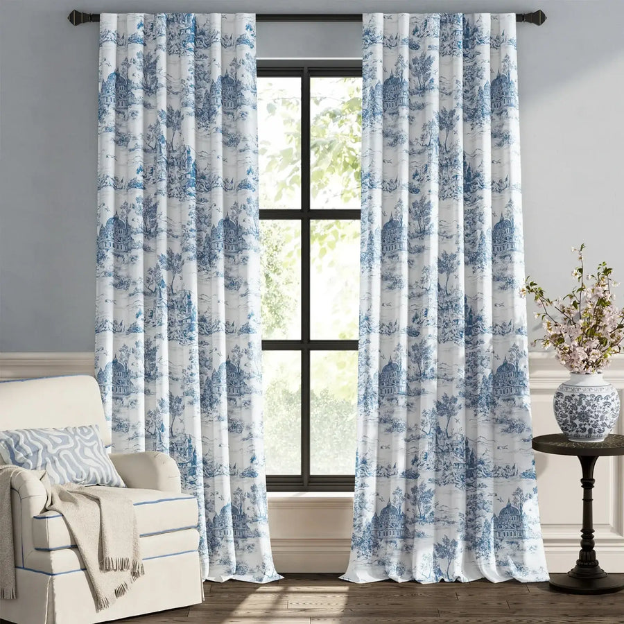 Parisian Garden Curtains - Jinchan Home