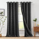 
                    
                      Dark-Toned Boho Geometric Grommet Curtains - Jinchan Home
                    
                  