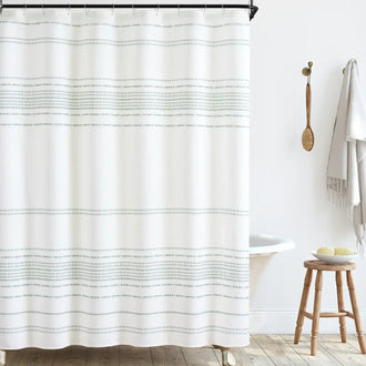 
                    
                      Boho Geometric Striped Shower Curtain - Jinchan Home
                    
                  