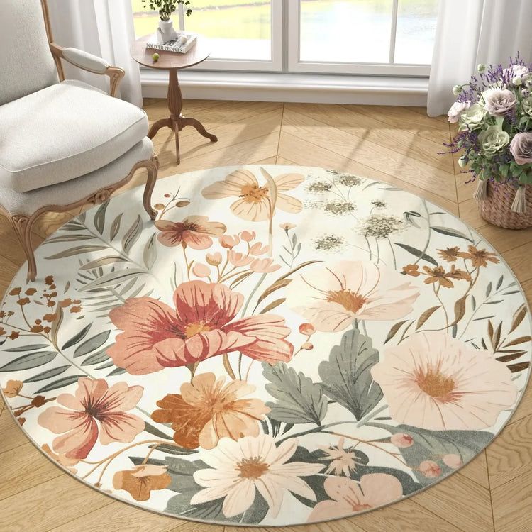 Floral Bouquet Rug - Jinchan Home