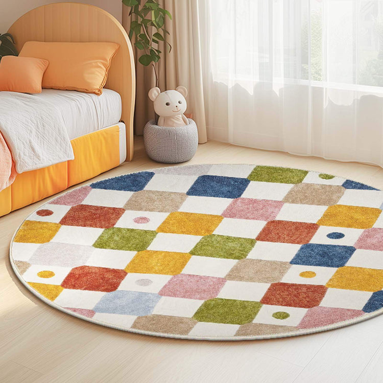 Candy Bean Diamond Rug - Jinchan Home