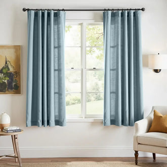 
                    
                      Solid Linen-Blend 3-in-1 Curtains - Jinchan Home
                    
                  
