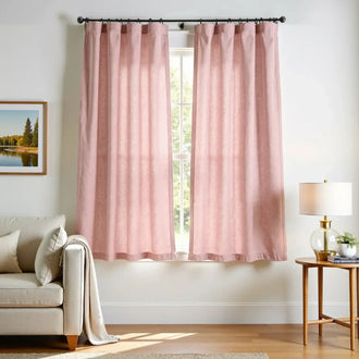 
                    
                      Solid Linen-Blend 3-in-1 Curtains - Jinchan Home
                    
                  