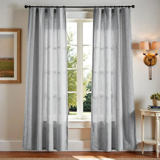 
                    
                      Solid Linen-Blend 3-in-1 Curtains - Jinchan Home
                    
                  