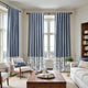 
                    
                      Two-Tone Damask Floral 3-in-1 Curtains - Jinchan Home
                    
                  